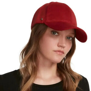 Steve Madden Women's Suede Terracotta Cap with Silver Logo BRAND NEW WITH TAGS